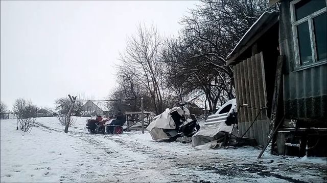 Тяжёлый дизельный мото блок ХОПЁР на гусеничном ходу смотреть онлайн
