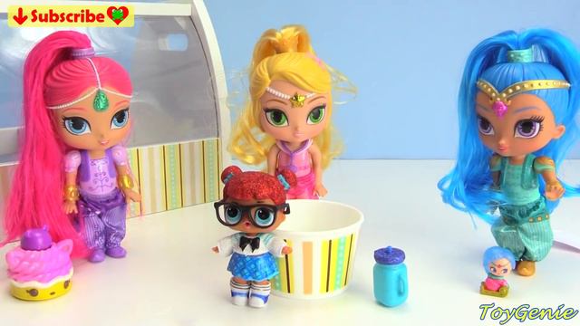 Shimmer And Shine Visit Ice Cream Parlor Surprises