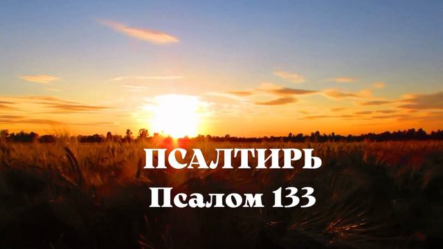 Библия. Ветхий Завет. Псалтирь. Псалом 133. смотреть онлайн