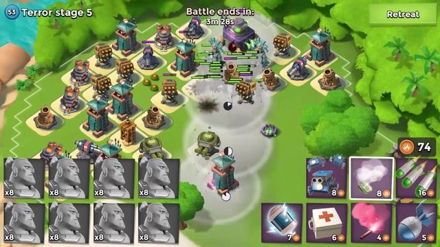 Dr. Terror Speed Run with Warriors (Boom Beach Strategy) смотреть онлайн