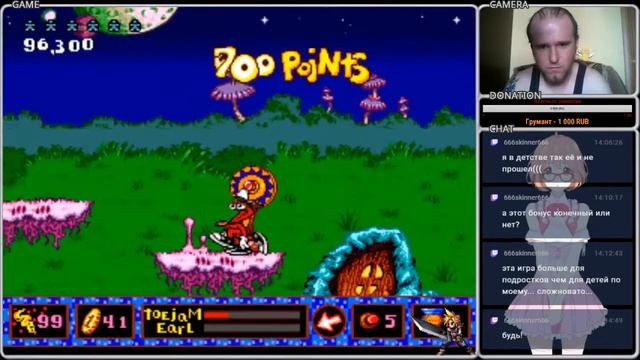 ToeJam & Earl in Panic on Funkotron walkthrough. Part 1 смотреть онлайн