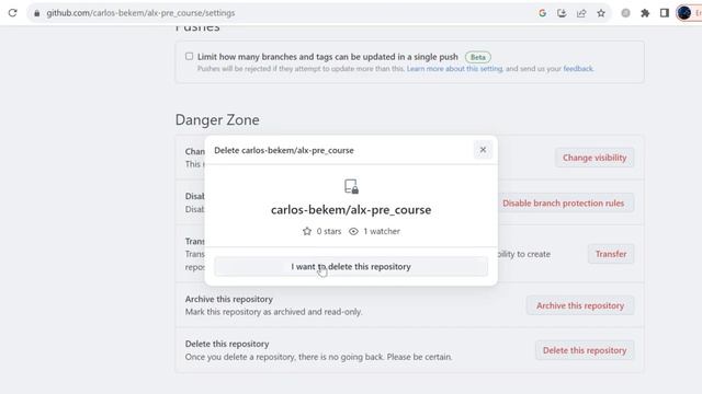 How to Delete a Repository in Github #github #githubtutorial #git смотреть онлайн