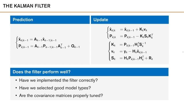 4.3.1 Kalman filter tuning and consistency смотреть онлайн