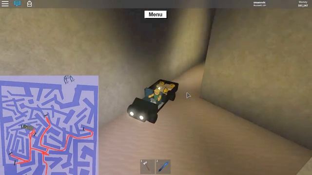 ROBLOX Lumber Tycoon - Blue Wood - Maze Guide - Labyrinth map - 2017 October 21 смотреть онлайн