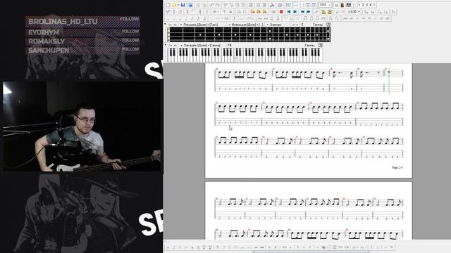 Motörhead (Motorhead) - Ace Of Spades On Bass-Guitar - SpasiboU4itel