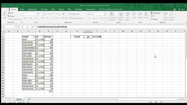 Dynamic sum formula in #excel tutorial смотреть онлайн