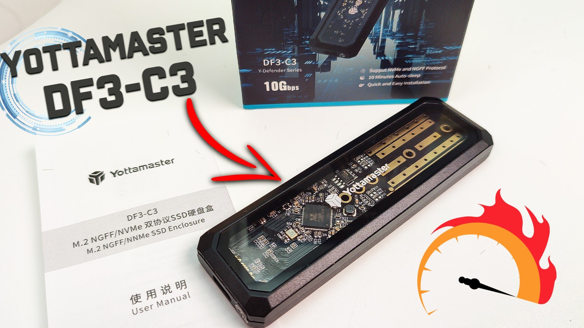 Yottamaster DF3-C3 Внешний БОКС для SSD M.2 NVMe и NGFF - Создай мега скоростную флешку ! смотреть онлайн
