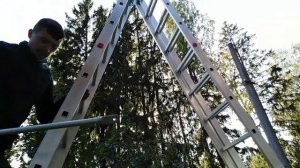 Лестница 3-х секционная. СБОРКА, ТЕСТ, ОБЗОР!