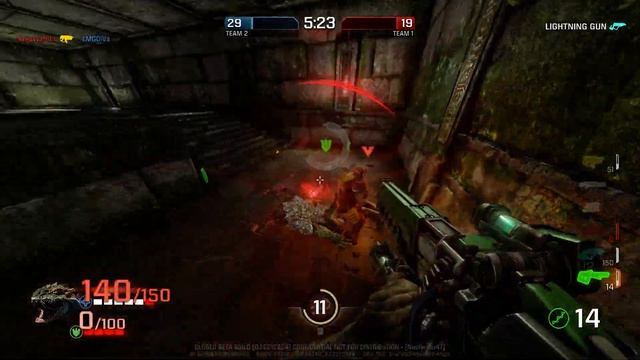 Quake Champions Beta Gameplay 03 - Collateral Damage смотреть онлайн