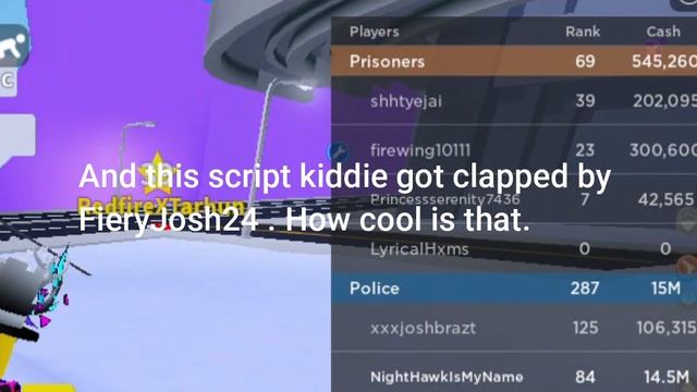 Clapping the "mad dog" script kiddie /Mad City/Roblox смотреть онлайн
