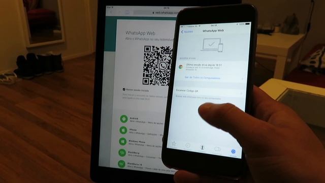 Como usar o WhatsApp no iPad - Dica смотреть онлайн