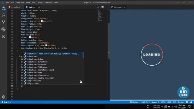 CSS Loading Animation - Pure CSS Loader animation смотреть онлайн