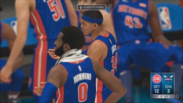 NBA 2K18 - Charlotte Hornets vs Detroit Pistons - Gameplay (PS4 HD) [1080p60FPS] смотреть онлайн