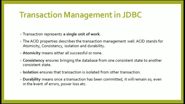 Transaction Management system in jdbc | हिंदी | ACID Properties in JDBC (JAVA) #java #dbms смотреть онлайн