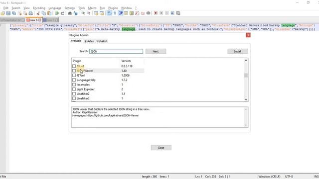 JSON And XML Formatting using Notepad++ смотреть онлайн