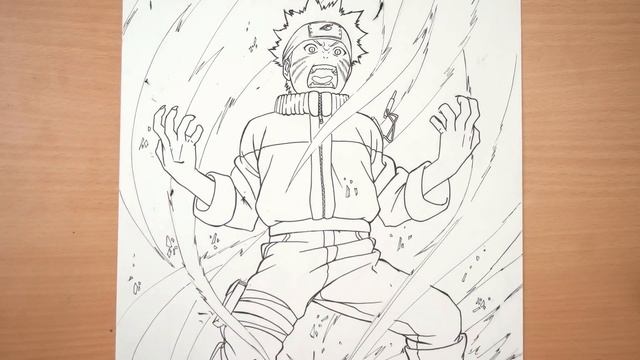 Drawing Naruto Kyubi Form смотреть онлайн