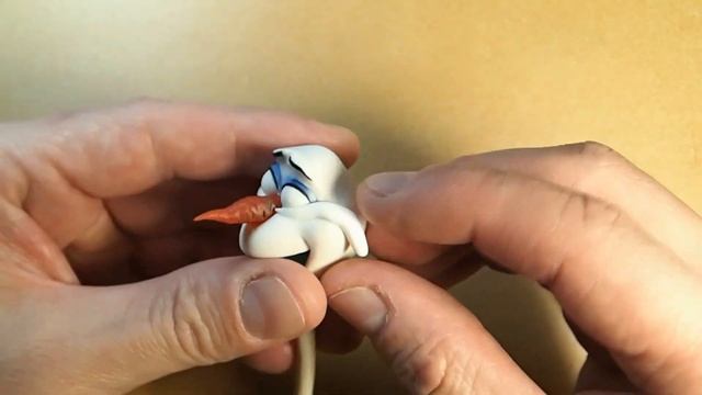 Frozen Olaf Polymer Clay Tutorial Холодное сердце Олаф мастер класс полимерная глина смотреть онлайн