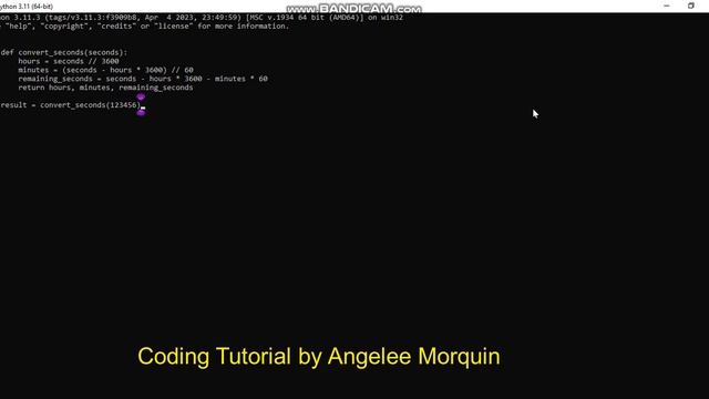 Converting time (seconds to hours, minutes & seconds) in Python смотреть онлайн
