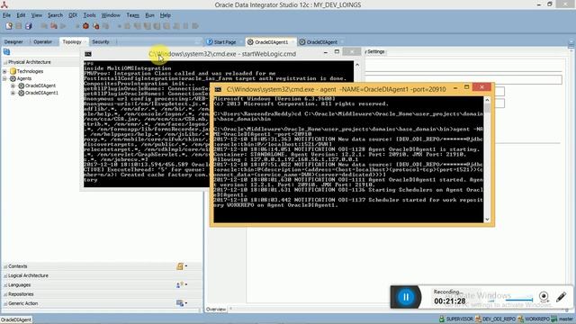 ODI 12C Tutorial Lesson 15 Standalone agent and j2ee agent configuration odi console configuration смотреть онлайн