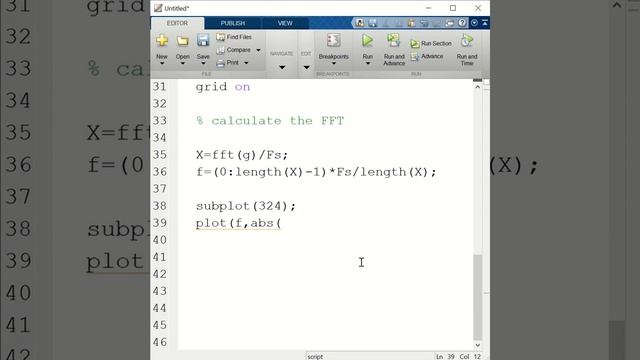 fast Fourier transform (FFT) of exp*sin signal смотреть онлайн