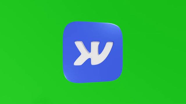 Vk Logo Green Screen Animation