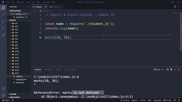 Import and Export Statement in Node JS (Hindi) смотреть онлайн