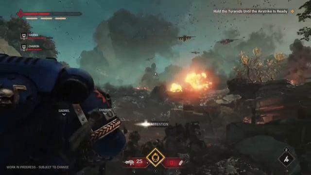 Warhammer 40,000 Space Marine 2 Gameplay No Commentary - NEW Battle Scenes смотреть онлайн