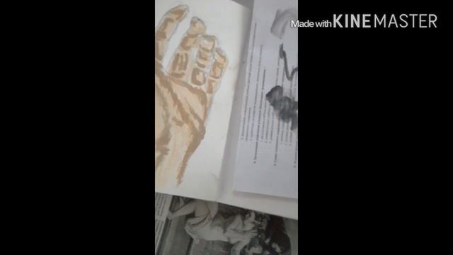 Рисуем руку гуашью поэтапно 3 этапа смотреть онлайн