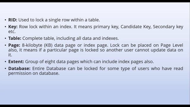 Locking Resources in SQL Server | Lock type | SQL interview Q&A смотреть онлайн