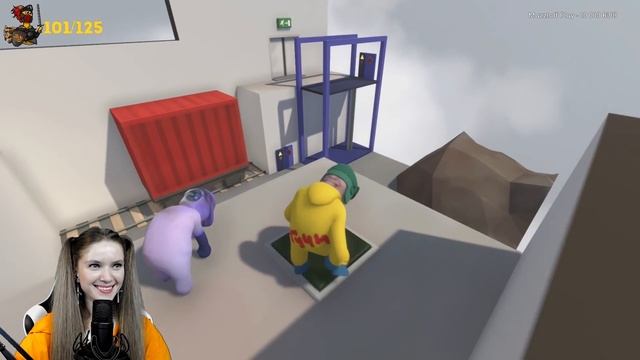 НАЧАЛО САМОГО СМЕШНОГО БЕЗУМИЯ! HUMAN FALL FLAT #1 WLG, VIKA KARTER,VOLKOFRENIA смотреть онлайн