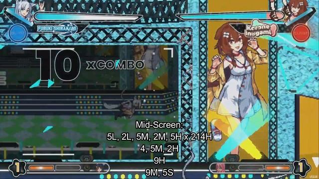 [Idol Showdown] pecks Combo Guide of Fubuki Shirakami [PC] смотреть онлайн