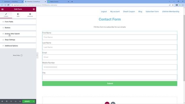 How to Send Elementor Form Responses to Pabbly Connect - Elementor Integration смотреть онлайн