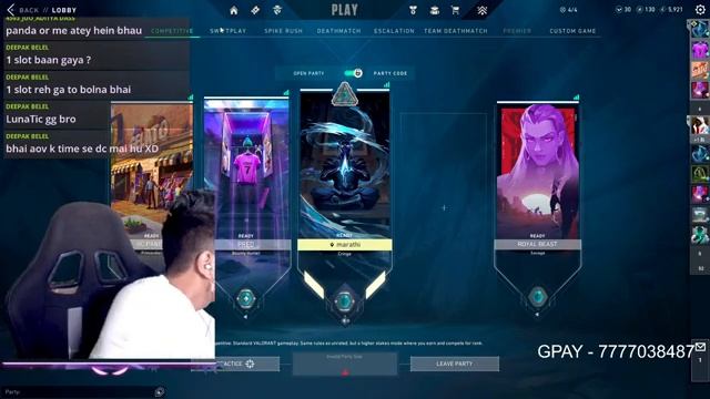 MrChamber is Live Valo Grind Rank - TITANIUM-1 смотреть онлайн