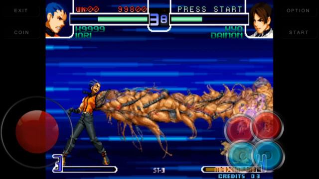 The King Of Fighter 2002 On Android Phone Mame4droid Emulator