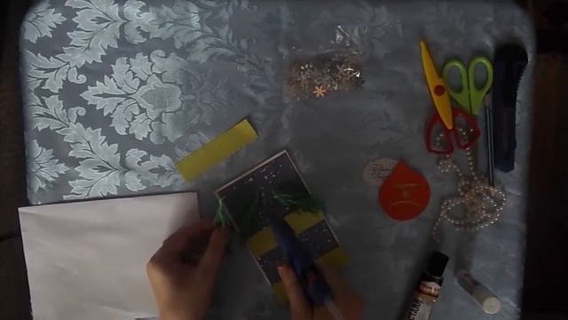 Открытки на новый год своими руками. НОВОГОДНЯЯ ОТКРЫТКА 2018 из подручных материалов. смотреть онлайн