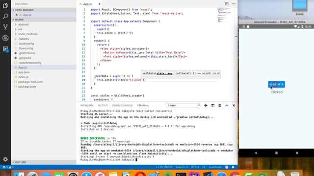 React Native Tutorial #7 HTTP Post Request смотреть онлайн