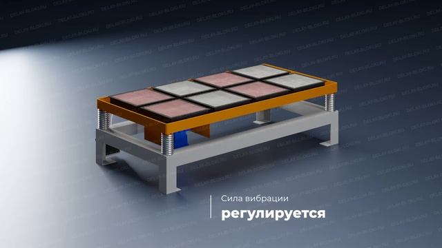 Вибростол КАРЕЛИЯ для производства тротуарной плитки смотреть онлайн