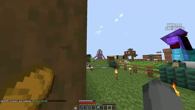 Выполняю Достижения В майнкрафт! 1БЛОК! | Ewklid Play часть 10!