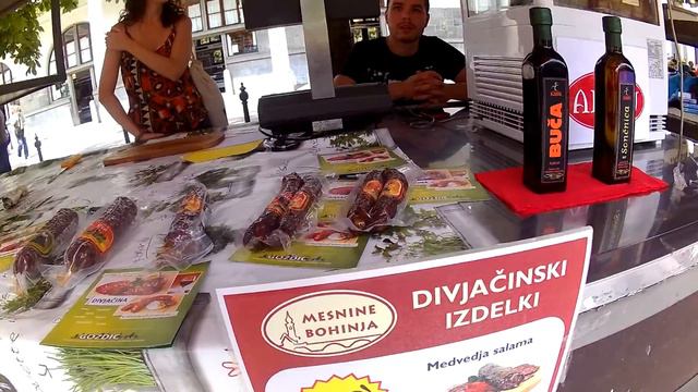 Словения Любляна рынок Slovenia Lubliana Market