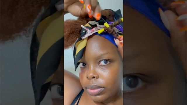 How to Style Natural Hair: Bun with Curly Bangs #4chair #naturalhairstyles #naturalhair смотреть онлайн