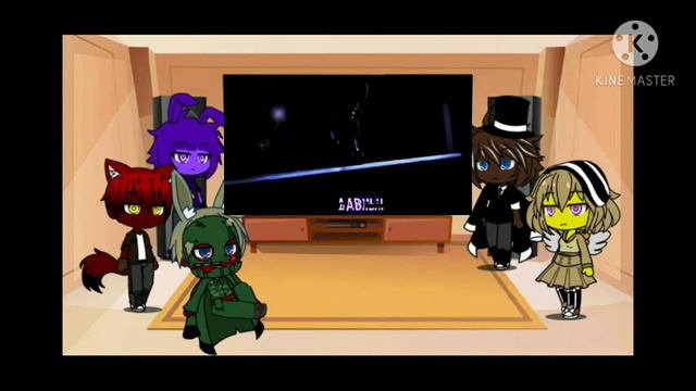 Реакция  фнаф на I Purple Guy на русском