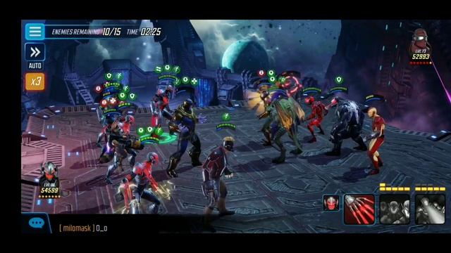 Last 2 Nodes of Beta 4 Raid - Marvel Strike Force смотреть онлайн