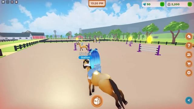 We friended SPIRIT in Roblox Horse Valley! смотреть онлайн