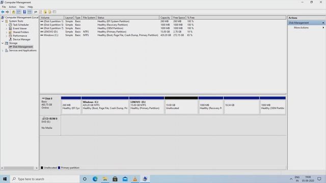 How To Create Partition In Windows 7,8,8.1,10 Tamil | how to delete the disk смотреть онлайн
