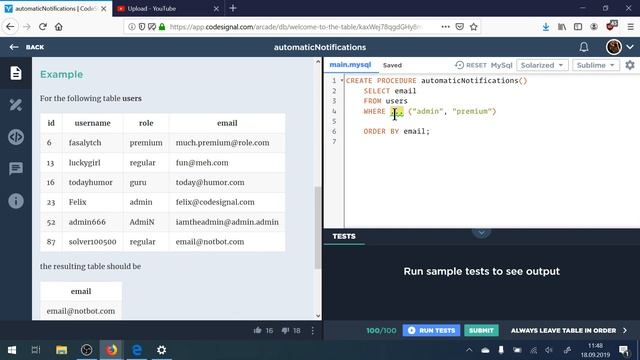 MySQL Tutorial #005 | SELECT FROM WHERE NOT IN ORDER BY | Am Beispiel Lernen | Deutsch/ German смотреть онлайн
