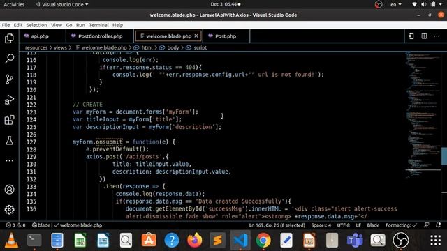 17 Laravel API + Axios - Update API Data Without Page Refresh (မြန်မာ) смотреть онлайн