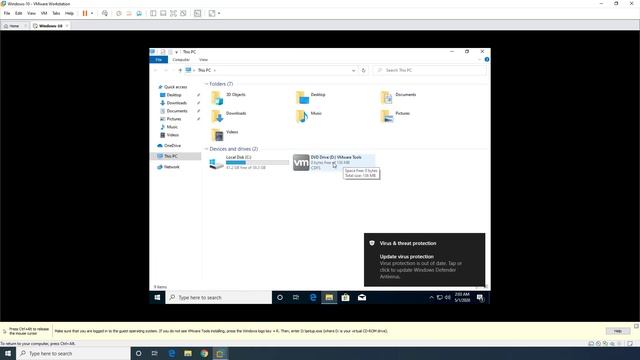 Fix virtual meachine screen resolution problem in VMware Workstation смотреть онлайн