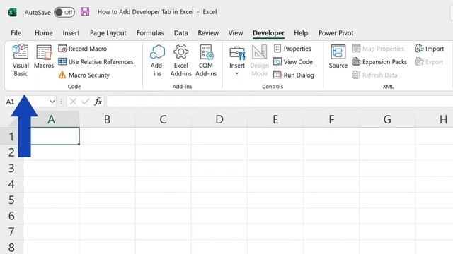 How to Add Developer Tab in Excel смотреть онлайн