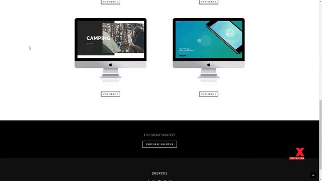 Quercus - Responsive One Page WordPress Theme Clem Randy смотреть онлайн
