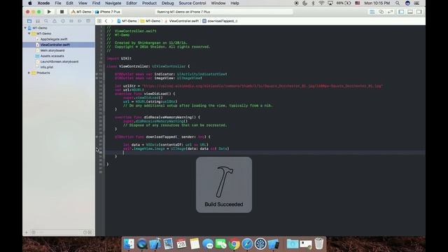 iOS Tutorial Multi-Threading Basics: Image downloading in Swift 3 смотреть онлайн
